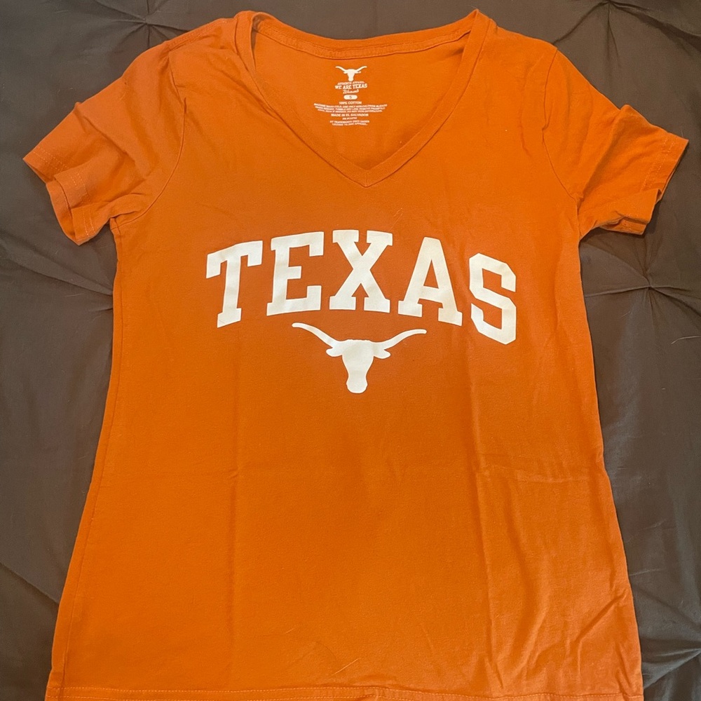 Orange Texas shirt.